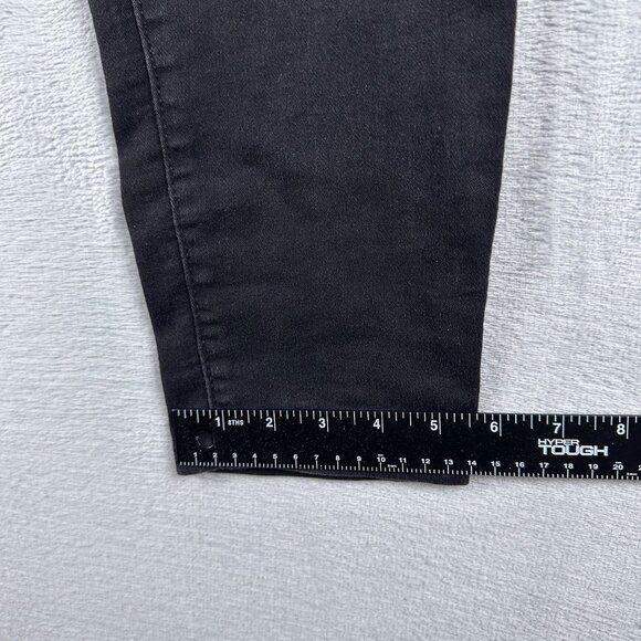 D Jeans Skinny Jeans Denim Stretch Dark Wash High Rise Womens Black Size 14 - Picture 9 of 10